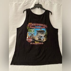 Vintage distressed Harley Davidson, tank top men’s 3X